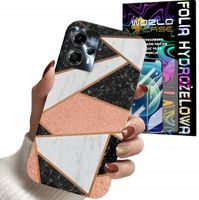 ETUI DO MOTOROLA MOTO G13 / G23 - GEOMETRYCZNE WZORY KOBIET PLECKI + FOLIA