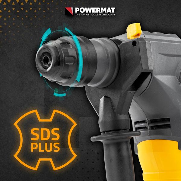 MŁOT UDAROWY MŁOTOWIERTARKA UDAR SDS+ 2600W 5,5J WALIZKA 3X WIERTŁO DŁUTA zdjęcie 16