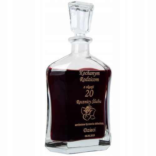 Prezent URODZINY Dla Taty Mamy Brata Dziadka Babci Karafka na Arena.pl