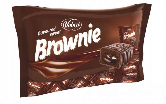VOBRO Cukierki BROWNIE 1KG zdjęcie 1