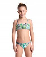 Strój kąpielowy dziewczęcy kostium dwuczęściowy basen Arena Water Print 140