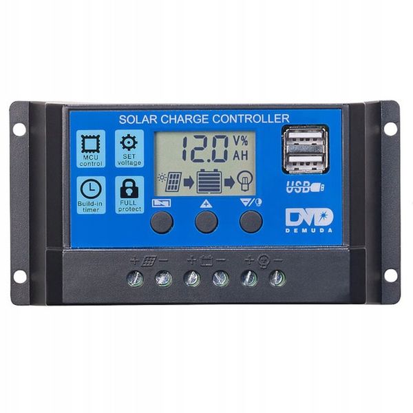 REGULATOR KONTROLER SOLARNY PWM 30A 12V/24V zdjęcie 2