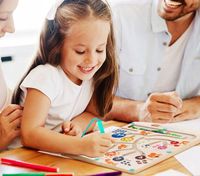 Magnetyczna tablica edukacyjna Montessori nauka kolorów i sortowanie (W106)