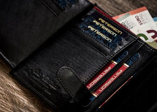 skórzany męski portfel rfid - peterson na Arena.pl