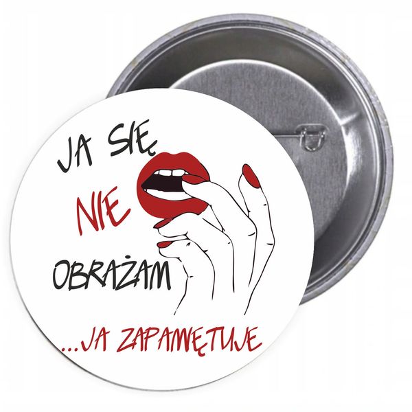 Przypinki buttony Fenomenalny prezent na 8 Marca zdjęcie 1