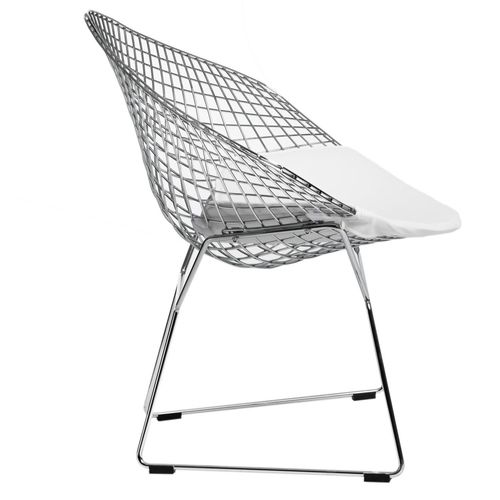 Krzesło HarryArm biała poduszka na Arena.pl