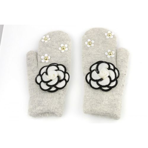 rękawiczki cute rek109 szare na Arena.pl