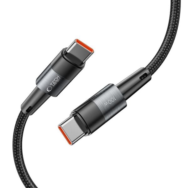 TECH-PROTECT ULTRABOOST TYPE-C CABLE PD100W/5A 300CM GREY zdjęcie 3