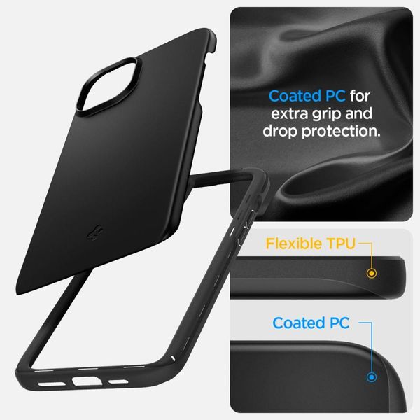 Etui ochronne do iPhone 15 Plus Thin Fit czarne zdjęcie 11