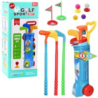 Zestaw Do Gry W Golfa Wózek Kije Pole Gra Sportowa 20el