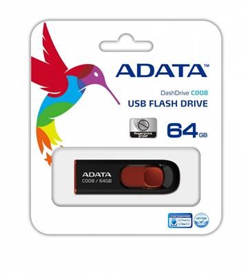 Pendrive Dashdrive C008 64GB USB Czarno-czerwony na Arena.pl