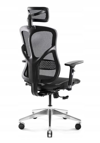 Fotel ergonomiczny Diablo Chairs V-Basic Tkanina Czarny na Arena.pl