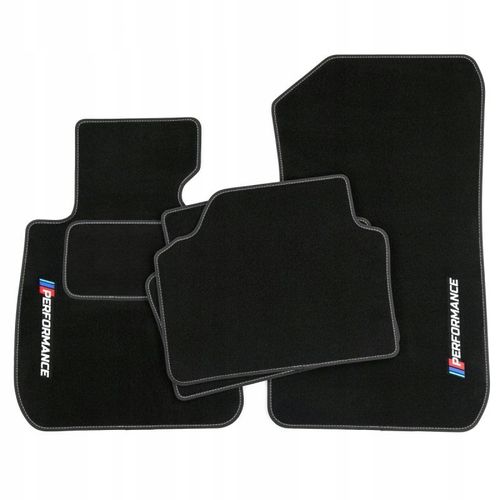 Dywaniki welurowe LOGO M BMW 3 E90 2004-2011 na Arena.pl