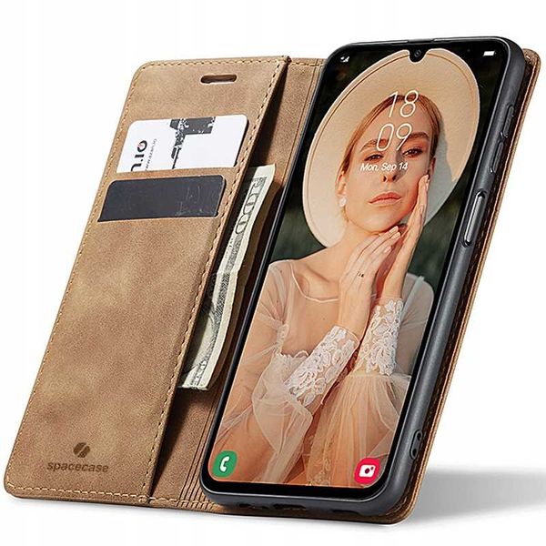 Spacecase Wallet Galaxy A35 5G Light Brown zdjęcie 1