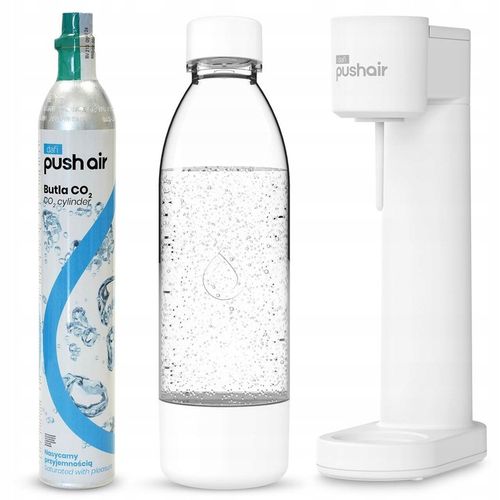 PUSHAIR Saturator Do Wody Dafi Syfon Biały + Nabój CO2 + Butelka 0,7 na Arena.pl