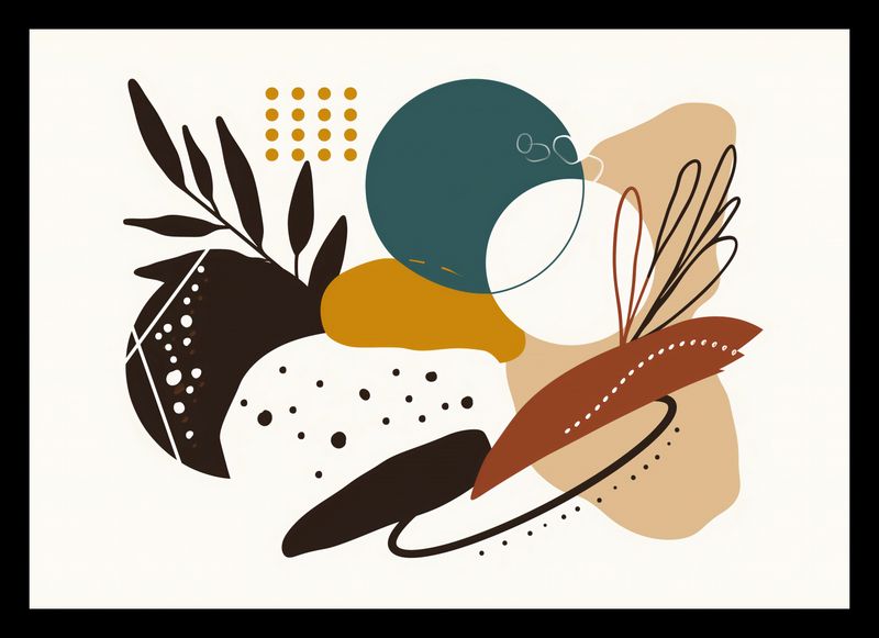 Plakat 29,7x21cm Kwiatowy Kalejdoskop zdjęcie 2