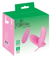 sweet smile mini wibrator rożowy 8cm z funkcją zdalnego sterowania