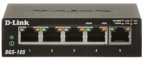 Switch D-Link 5p DGS-105 (5x10/100/1000Mbit) na Arena.pl