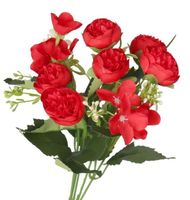 SZTUCZNE KWIATY GAŁĄZKI ROŚLINY PEONIA PIWONIA JAK ŻYWA