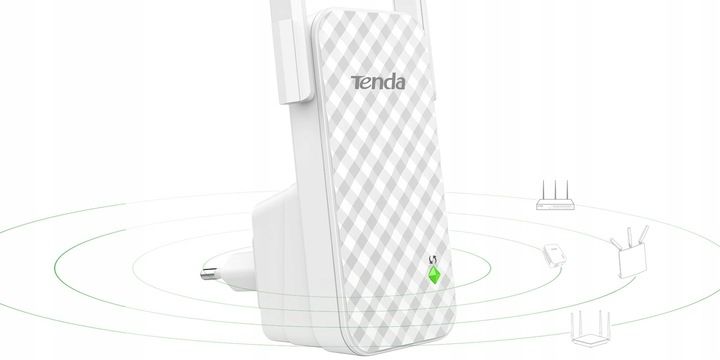 WZMACNIACZ REPEATER Tenda A9 WIFI N300 Universal RANGE EXTENDER DUŻY ZASIEG zdjęcie 6