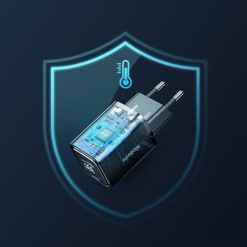 MCDODO SZYBKA ŁADOWARKA SIECIOWA DO TELEFONU 2X USB USB-C GAN 33W MIERNIK na Arena.pl