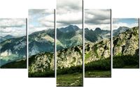 70 100CM OBRAZ 5 ELEM TATRY DRUK PŁÓTNO