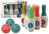 Gra Zręcznościowa Zestaw Kręgli 6szt Kolorowe