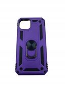 ETUI OCHRONNE PANCERNE NA TELEFON IPHONE 14 FIOLETOWE Z UCHWYTEM
