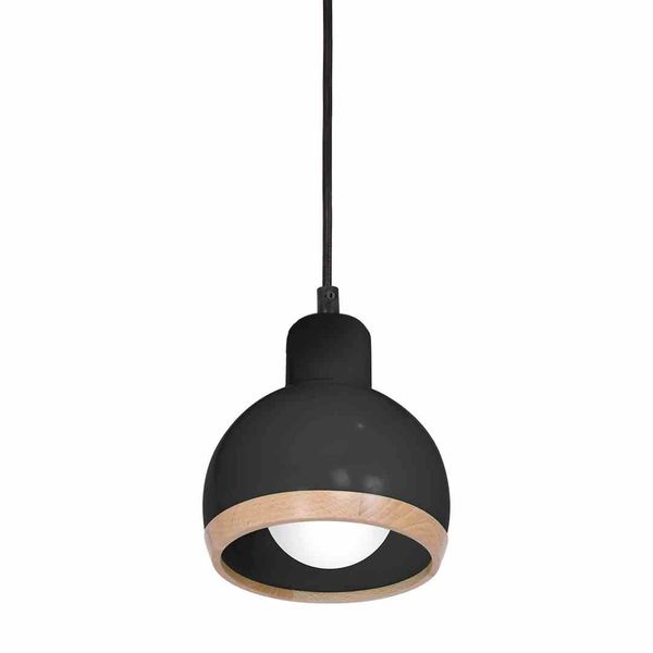 LAMPA WISZĄCA OVAL BLACK 1XE27 zdjęcie 3