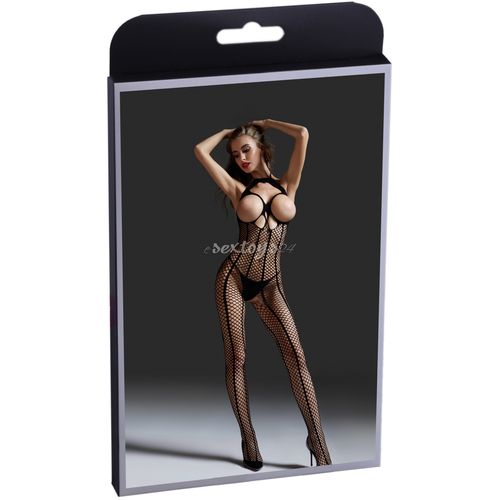 Bodystocking Siateczka Body Otwarty Biust Stringi (140) na Arena.pl