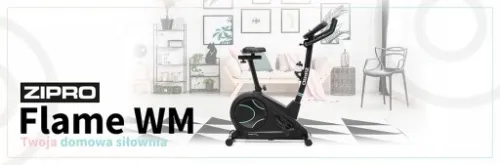 ROWEREK STACJONARNY TRENINGOWY FLAME WM ROWER Z KINOMAP ICONSOLE - ZIPRO na Arena.pl