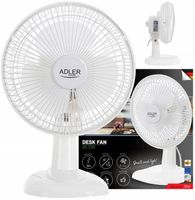 WENTYLATOR WIATRAK BIURKOWY DOMOWY MOCNY CICHY stołowy na biurko mały
