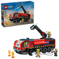 LEGO City Lotniskowy wóz strażacki - Ciężarówka 691 elementów 60499
