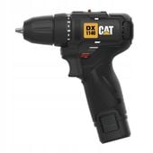 Wiertarko-wkrętarka CAT DX1140 12V 2Ah bezszczotkowa LED 2bieg