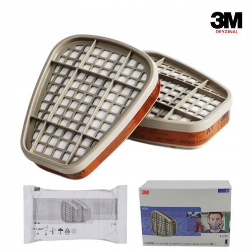 FILTR WĘGLOWY 3M 6051 A1 POCHŁANIACZ GAZOWY 2 szt. na Arena.pl