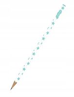 Ołówek Grafitowy Trójkątny Hb Stars Gwiazdki Mix Wzorów