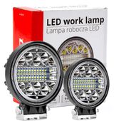 2xLampa robocza LED halogen Szperacz 42W AMIO-02430 24V 26LED AWL16 12V/24V