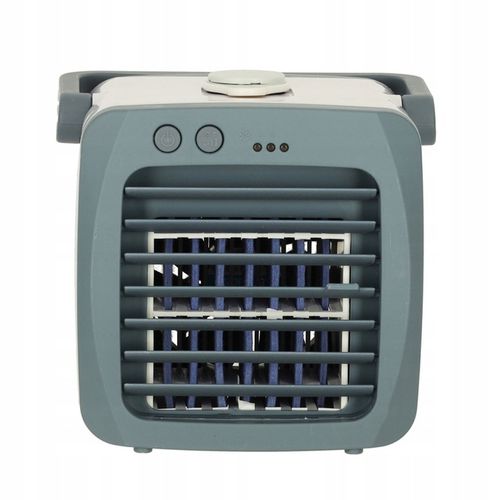 SKUTECZNY Mini klimatyzator wentylator nawilżacz powietrza na wodę z rączką na Arena.pl