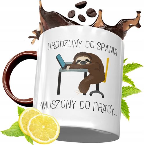 Kubek Bordowy Zabawny Na Urodziny Prezent Z Nadrukiem Ze Zdjęciem na Arena.pl