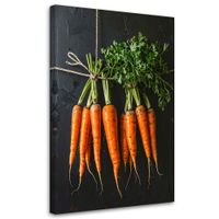 Obraz do kuchni restauracji baru jadalni, Marchewki pęczek