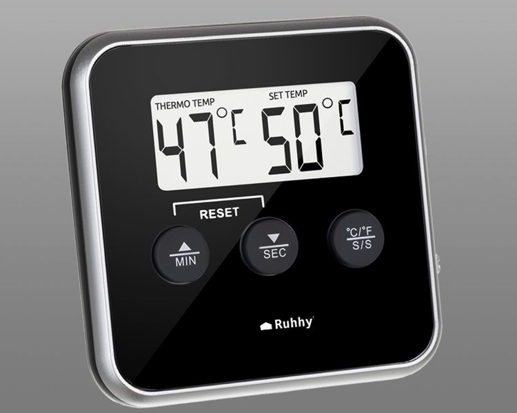 TERMOMETR KUCHENNY DO PIEKARNIKA LODÓWKI SONDA LCD zdjęcie 2