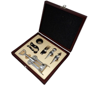 Zestaw do Wina 4w1 Otwieracz do Wina + Zatyczka + Pierścień + Nalewak