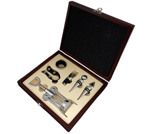 Zestaw do Wina 4w1 Otwieracz do Wina + Zatyczka + Pierścień + Nalewak na Arena.pl