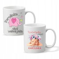 Kubek z imieniem PREZENT CIOCI WALENTYNKA