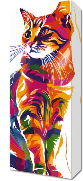 Obraz 20x50cm Nasycony Kot zdjęcie 1