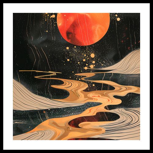 Plakat 40x40cm Planetarny Taniec na Arena.pl