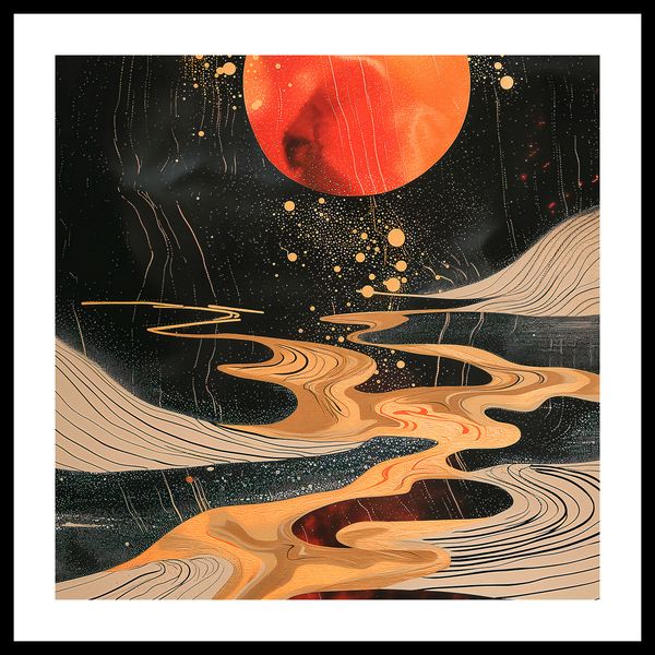 Plakat 40x40cm Planetarny Taniec zdjęcie 3