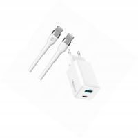 Szybka ładowarka GaN 45W USB-C z kablem do ZTE Axon 30 Ultra