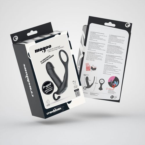 crushious magoo prostate massager with cockring and remote control na Arena.pl