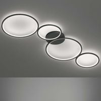 Plafon ledowy Rondo 622610432 sufitowa lampa 37W 3000K czarna